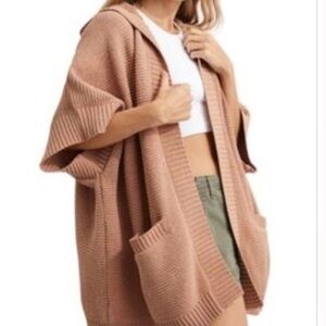 Aerie Sugar Rush Tan Kimono Pullover